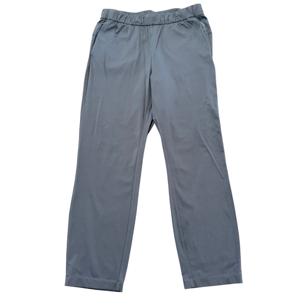 Amazon Ladies dark gray jogger pants, pockets, ankle length, Size L